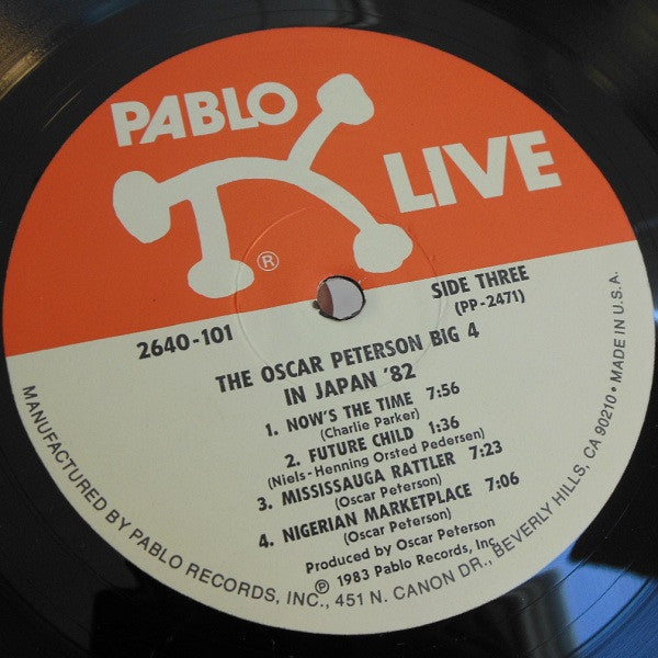 The Oscar Peterson Big 4 - Freedom Song (The Oscar Peterson Big 4 In Japan '82) - LP