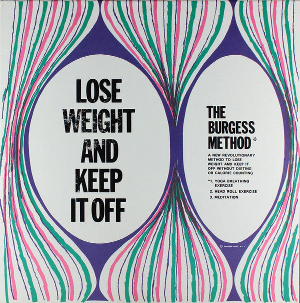 Russ Burgess (2) - Lose Weight And Keep It Off: The Burgess Method - LP