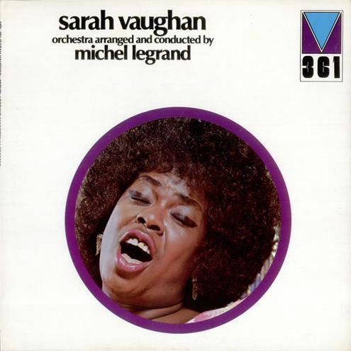 Sarah Vaughan And Michel Legrand - Orchestra Arranged And Conducted By Michel Legrand - LP