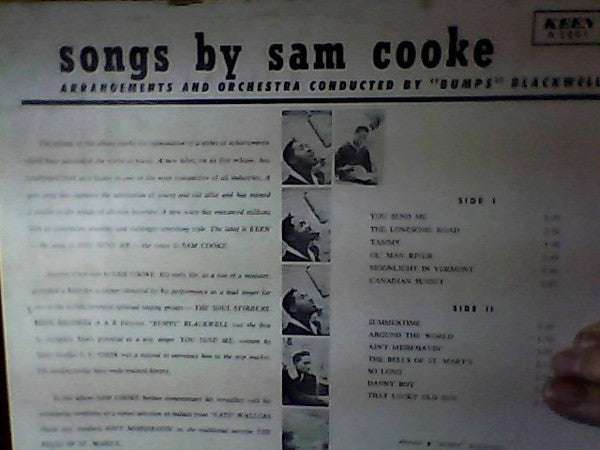 Sam Cooke / Bumps Blackwell Orchestra - Songs By Sam Cooke - LP