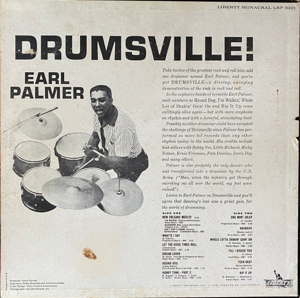 Earl Palmer - Drumsville! - LP