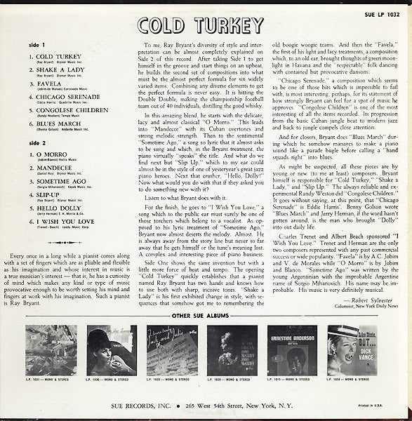 Ray Bryant - Cold Turkey - LP