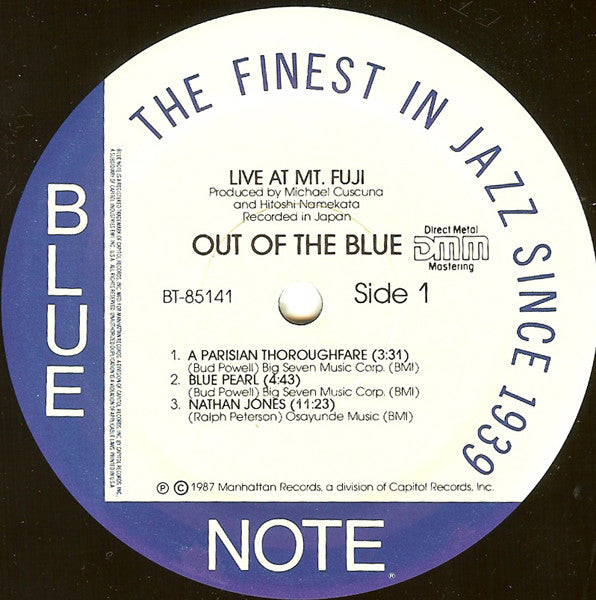 Out Of The Blue (3) - Live At Mt. Fuji - LP