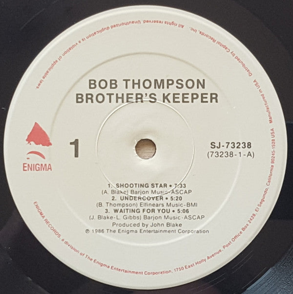 Bob Thompson (6) - Brother's Keeper - LP