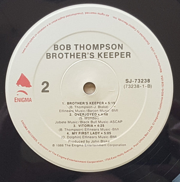 Bob Thompson (6) - Brother's Keeper - LP