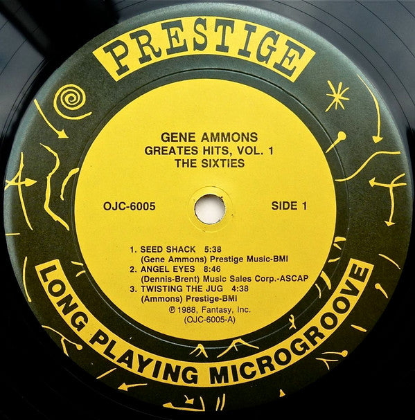 Gene Ammons - Greatest Hits, Vol. 1 - The Sixties - LP