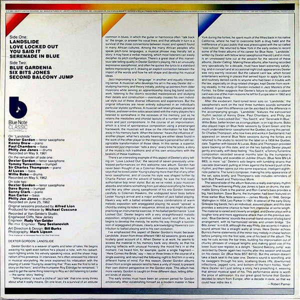 Dexter Gordon - Landslide - LP