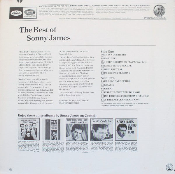 Sonny James - The Best Of Sonny James - LP