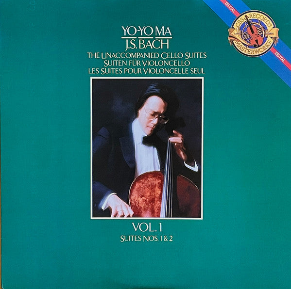 J.S. Bach*, Yo-Yo Ma - The Unaccompanied Cello Suites  / Suiten Für Violoncello / Les Suites Pour Violoncelle Seul - Vol. 1, Suites Nos. 1 & 2 - LP