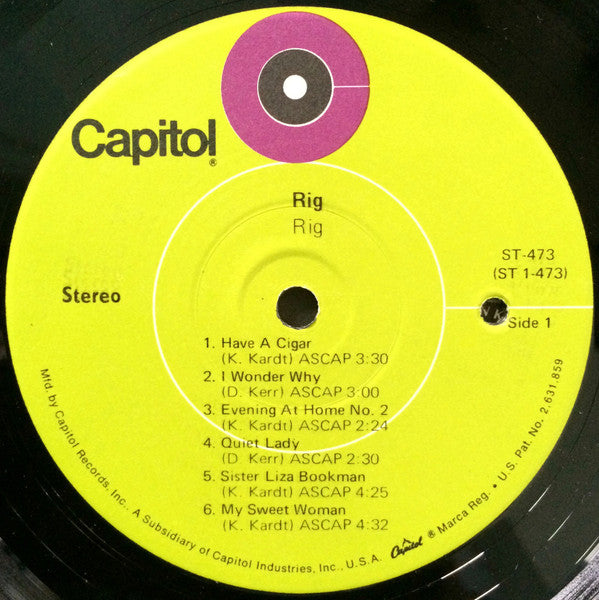 Rig  - Rig - LP