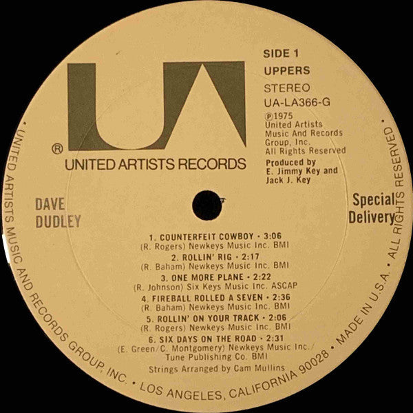 Dave Dudley - Special Delivery - LP