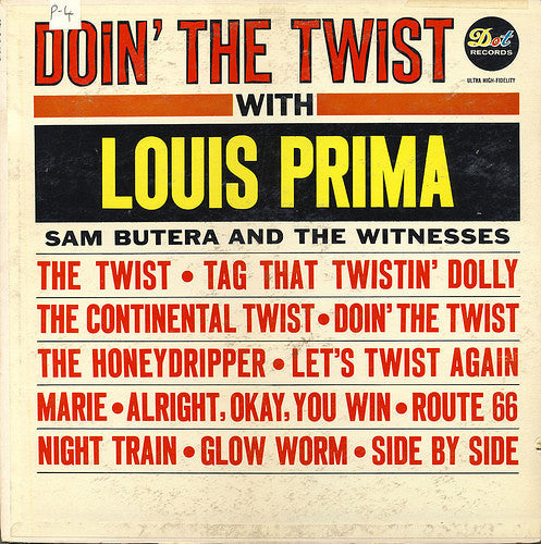Louis Prima / Sam Butera And The Witnesses - Doin' The Twist With Louis Prima - LP