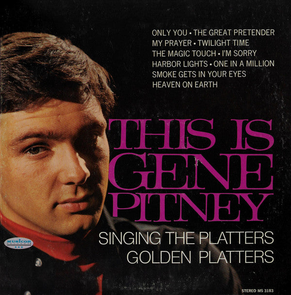 Gene Pitney - This Is Gene Pitney Singing The Platters' Golden Platters - LP