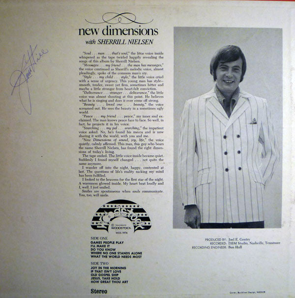 Sherrill Nielsen - New Dimensions - LP