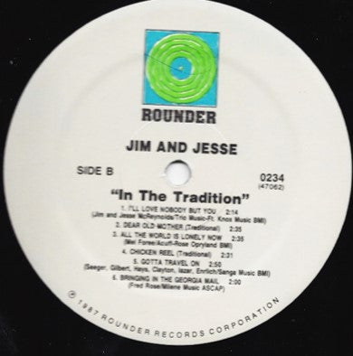 Jim & Jesse - In The Tradition - LP