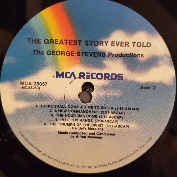Alfred Newman - The Greatest Story Ever Told (Original Motion Picture Score) - LP