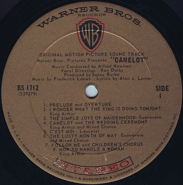 Alan Jay Lerner, Frederick Loewe* - Camelot (Original Motion Picture Sound Track) - LP