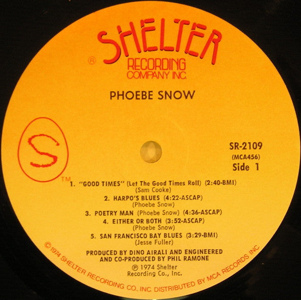 Phoebe Snow - Phoebe Snow - LP