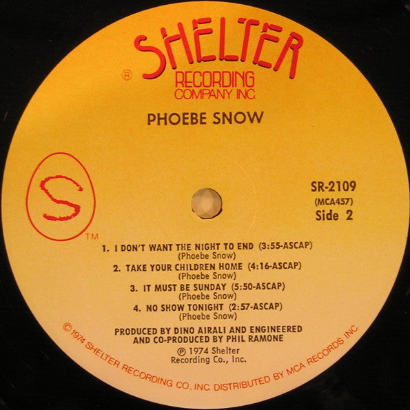 Phoebe Snow - Phoebe Snow - LP