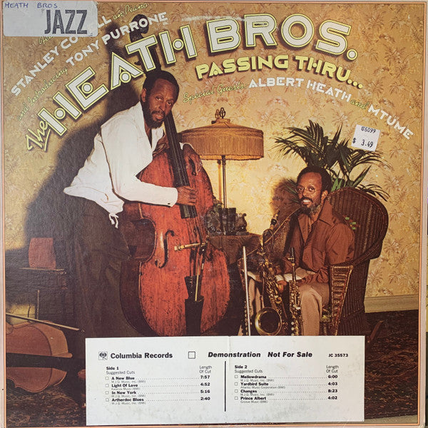 The Heath Bros.* - Passing Thru... - LP