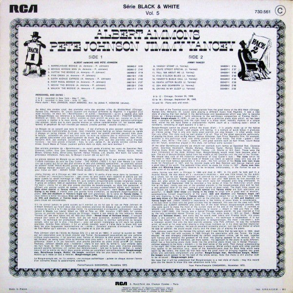 Albert Ammons - Pete Johnson / Jimmy Yancey - Boogie Woogie Man - LP