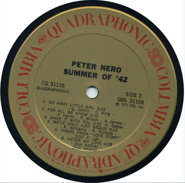 Peter Nero - Summer Of '42 - LP