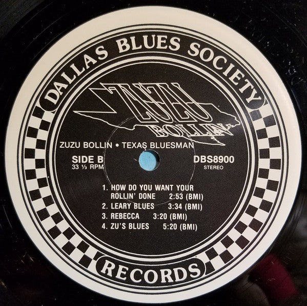 Zuzu Bollin - Texas Bluesman - LP