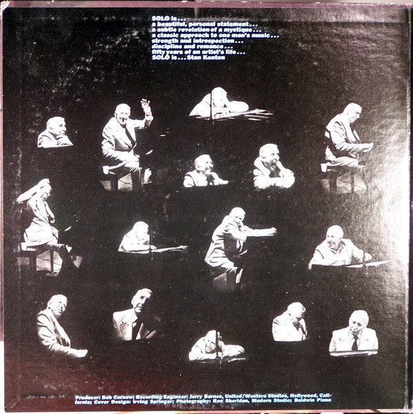 Stan Kenton - Solo: Stan Kenton Without His Orchestra - LP