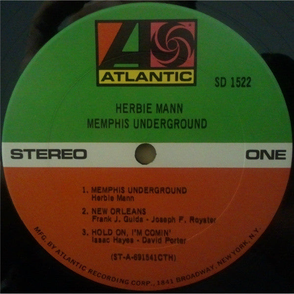 Herbie Mann - Memphis Underground - LP