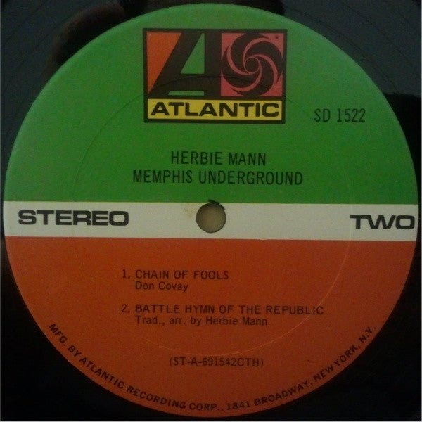 Herbie Mann - Memphis Underground - LP