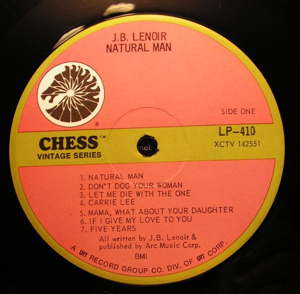 J.B. Lenoir - Natural Man - LP