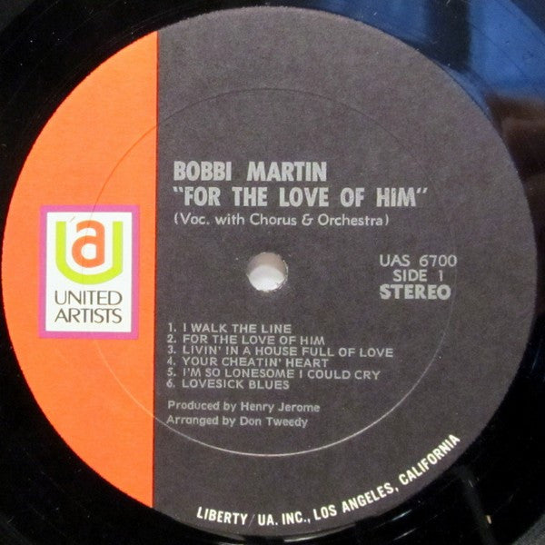 Bobbi Martin - For The Love Of Him - LP