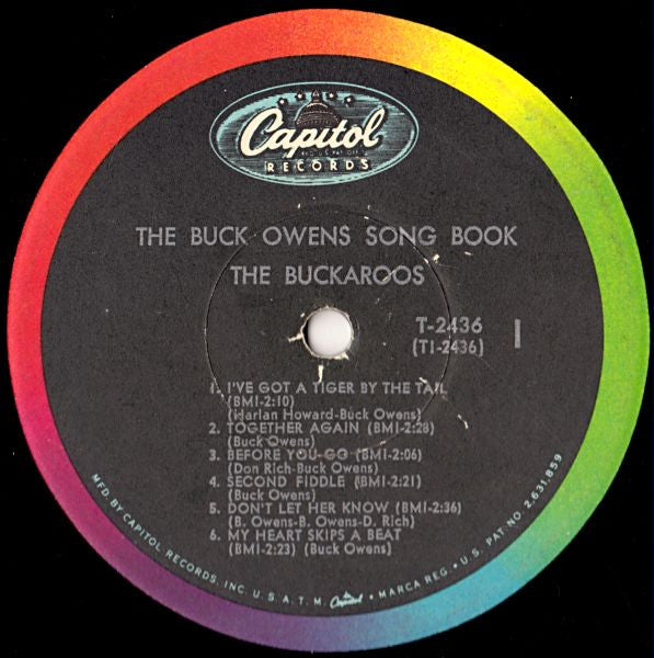 The Buckaroos - The Buck Owens Song Book - LP