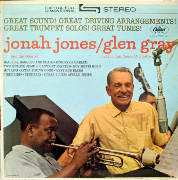 Jonah Jones And The Quartet* / Glen Gray And The Casa Loma Orchestra* - Jonah Jones Quartet / Glen Gray Casa Loma Orchestra - LP