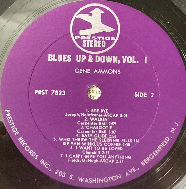 Gene Ammons - Blues Up & Down, Vol. 1 - LP
