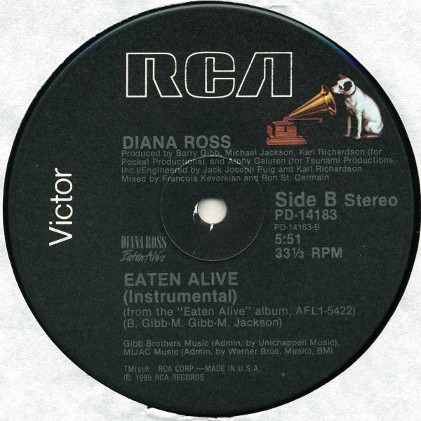 Diana Ross - Eaten Alive - LP