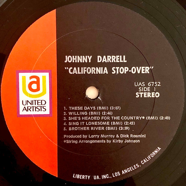 Johnny Darrell - California Stop-Over - LP