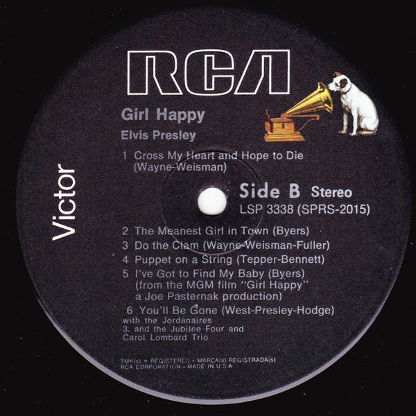 Elvis Presley - Girl Happy - LP