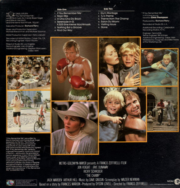 Dave Grusin - The Champ (Original Motion Picture Soundtrack) - LP