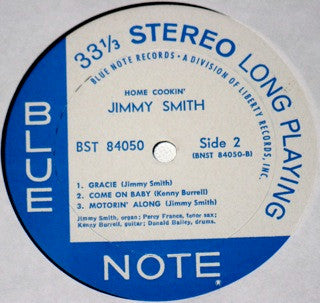 The Incredible Jimmy Smith* - Home Cookin' - LP