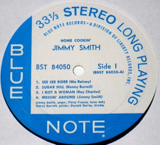 The Incredible Jimmy Smith* - Home Cookin' - LP