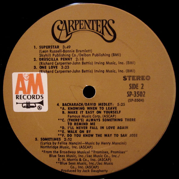 Carpenters - Carpenters - LP