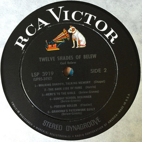Carl Belew - Twelve Shades Of Belew - LP