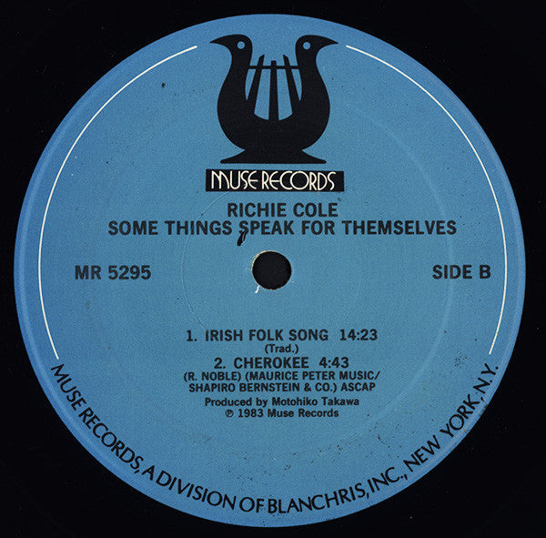 Richie Cole - Some Things Speak For Themselves - LP