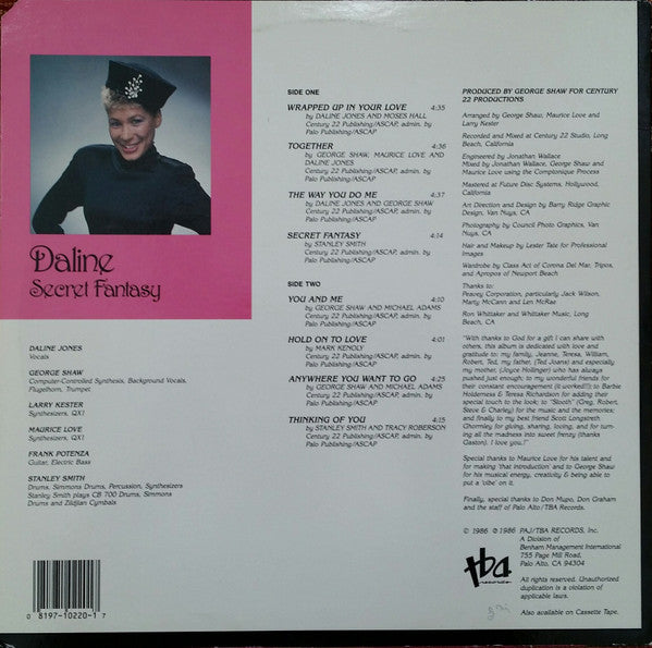 Daline* - Secret Fantasy - LP