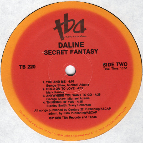 Daline* - Secret Fantasy - LP