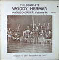 Woody Herman - The Complete Woody Herman In Disco Order, Volume 24 - LP