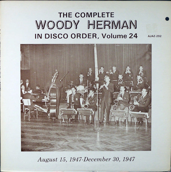 Woody Herman - The Complete Woody Herman In Disco Order, Volume 24 - LP