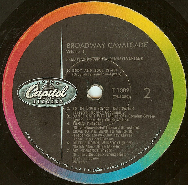 Fred Waring & The Pennsylvanians - Broadway Cavalcade / Volume 1 - LP