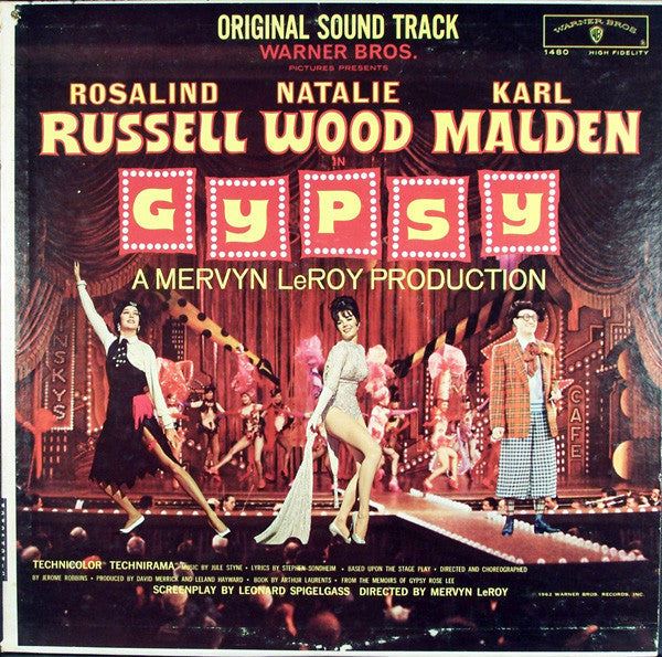 Rosalind Russell, Natalie Wood, Karl Malden - Gypsy (Original Sound Track) - LP